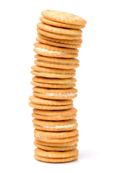 Stapel crackers met vulling — Stockfoto