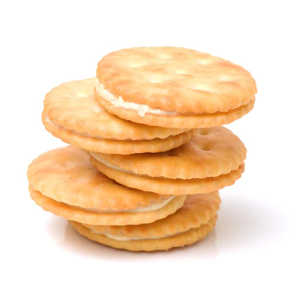 Stack of rounded cookies — Stock Photo, Image