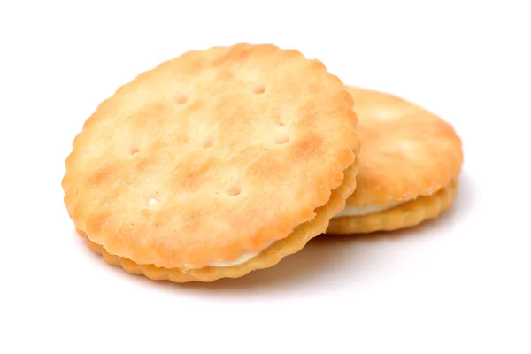 Twee afgeronde cookies — Stockfoto