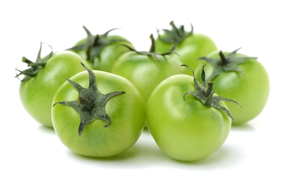 Tomates verdes inteiros — Fotografia de Stock