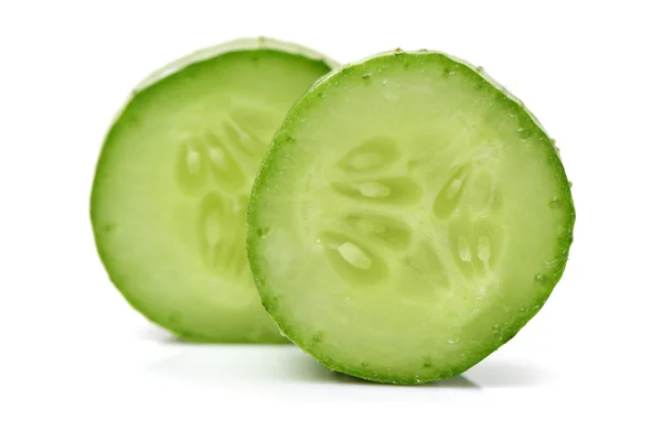 Slices of fresh cucumber — Stock Photo, Image