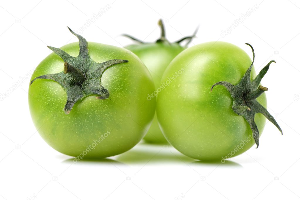 Whole green tomatoes