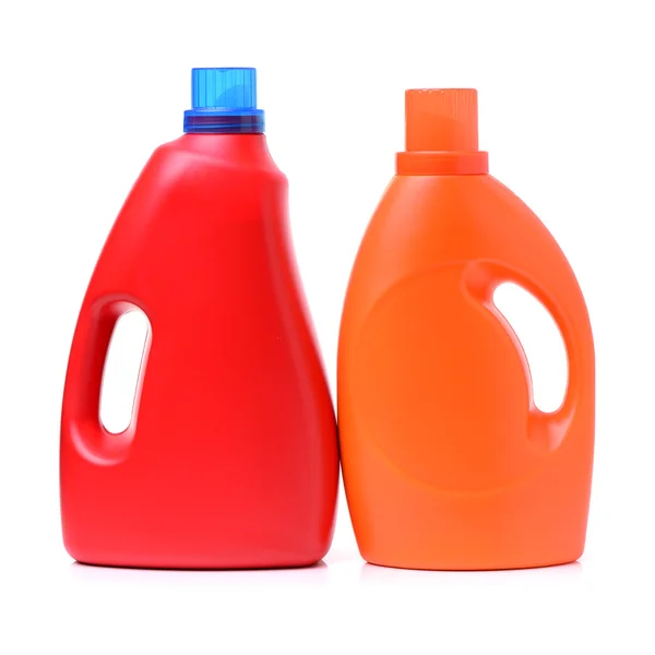 Plastic detergent containers Stock Photo by ©jianghongyan 72907901
