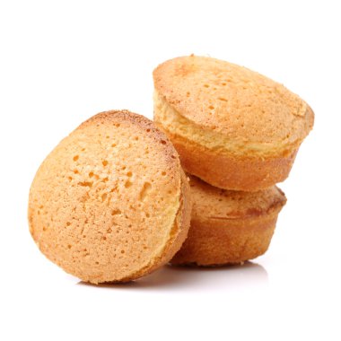 Beyaz üzerine lezzetli kek