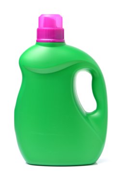 Yeşil plastik deterjan konteyner