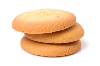 Üç sarı tereyağlı kurabiye