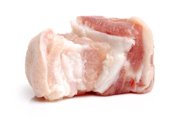 Stück rohes Fleisch mit Fett — Stockfoto
