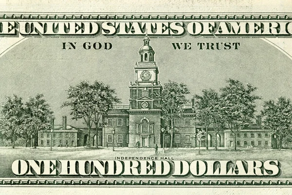 Dólar americano de perto — Fotografia de Stock
