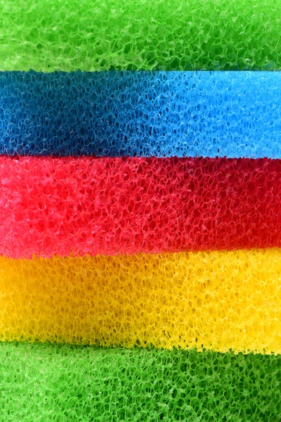 彩色的厨房海绵 — 图库照片