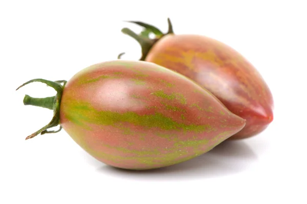 Two half green tomatoes — Stock Photo, Image