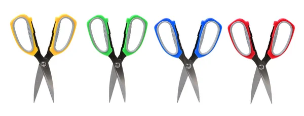 Set of colorful scissors — Stock Photo, Image