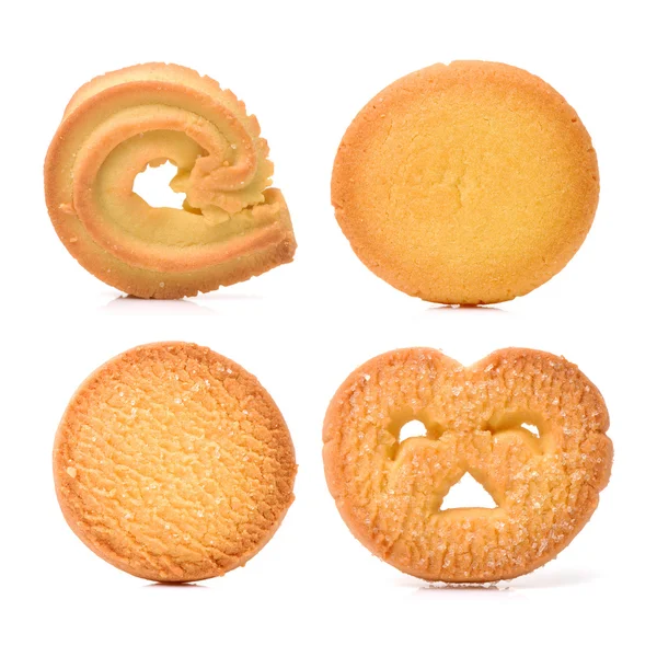 Set of variety butter cookies — Stock Photo, Image