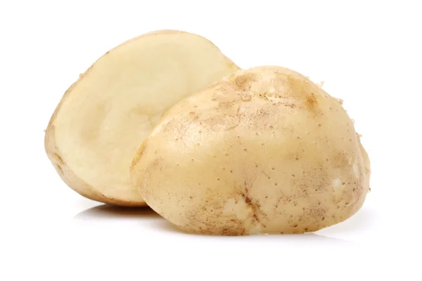 Gesneden nieuwe rauwe aardappel — Stockfoto