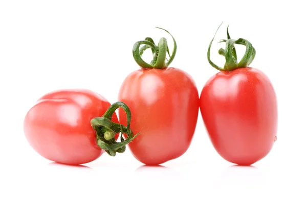 Three fresh red tomatoes — Stock Photo, Image