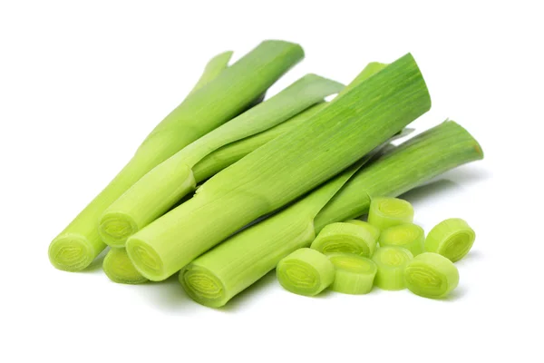 Sliced green onion sprouts — Stock Photo, Image