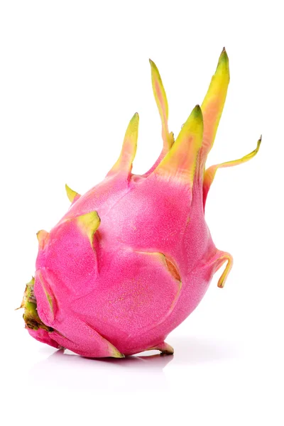 Singola pitaya rosa intero — Foto Stock