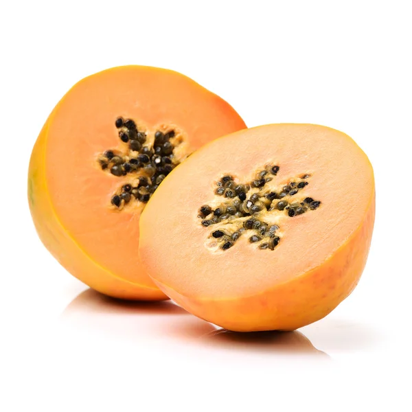 Fresh sliced papaya — Stock Photo, Image