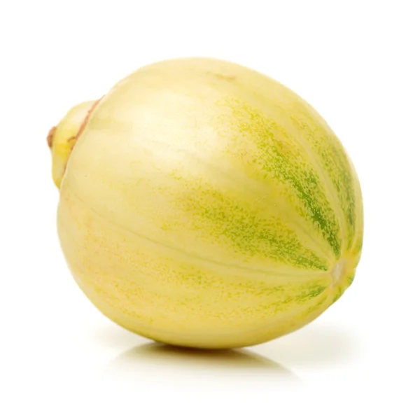 Verse meloen (vrucht) op wit — Stockfoto