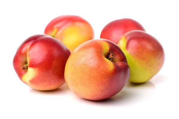 Stapel van verse nectarines — Stockfoto