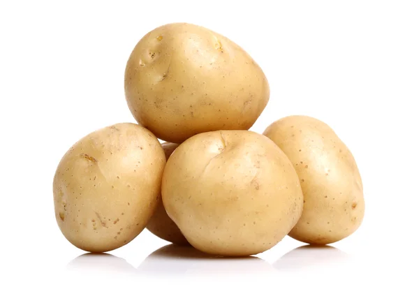 Pile of raw new potatoes — Stock Photo, Image