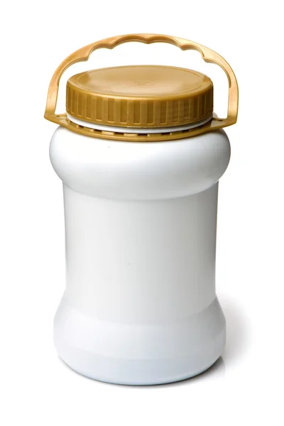 Plastic bottle sauce — Stock Photo, Image