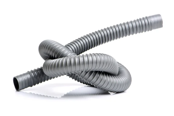 Gray plastic hose — Stock Photo, Image