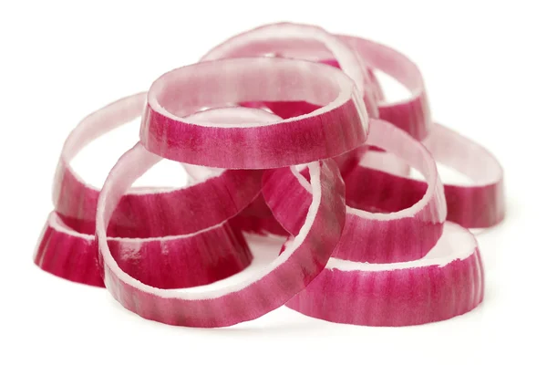 Rolls of pink onion — Stock Photo, Image