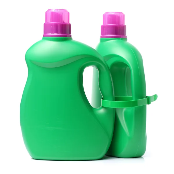 Plastic detergent containers Stock Photo by ©jianghongyan 77599184