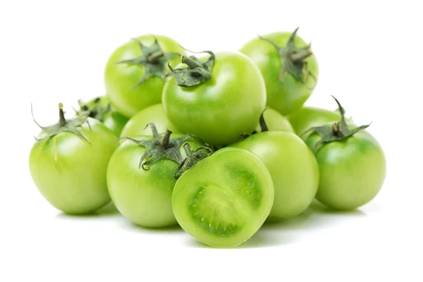Kupie zielone pomidory — Zdjęcie stockowe
