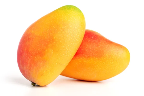 Два свежих манго — стоковое фото