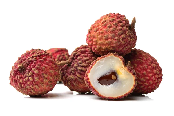 A fruta de lichia (Litchi chinensis) — Fotografia de Stock