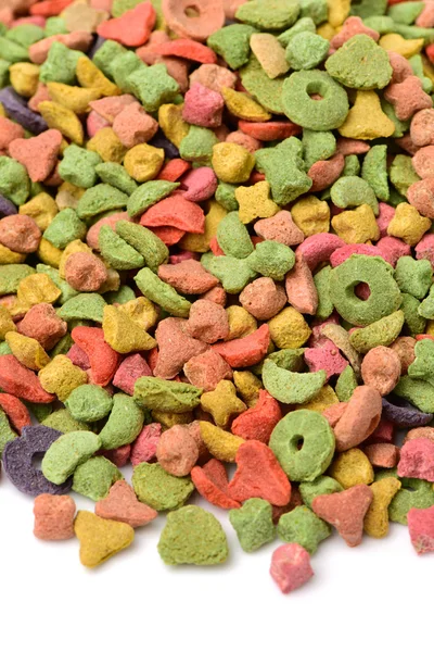 Pila de alimento vegetal seco para mascotas — Foto de Stock
