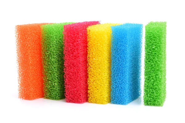 Colorful kitchen sponges — Stock Photo, Image