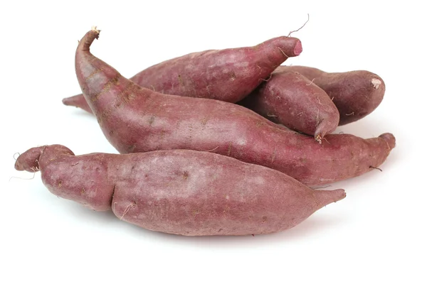 Lila färgade sötpotatis — Stockfoto