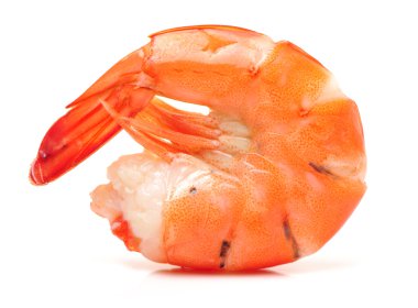 Tek haşlanmış karides