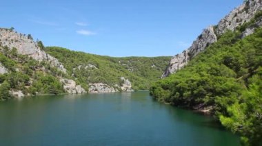 Hırvatistan - Dalmaçya milli park krka. güzel nehir manzarası.