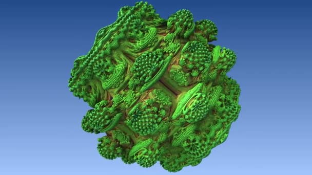 Animación fractal 3D . — Vídeo de stock