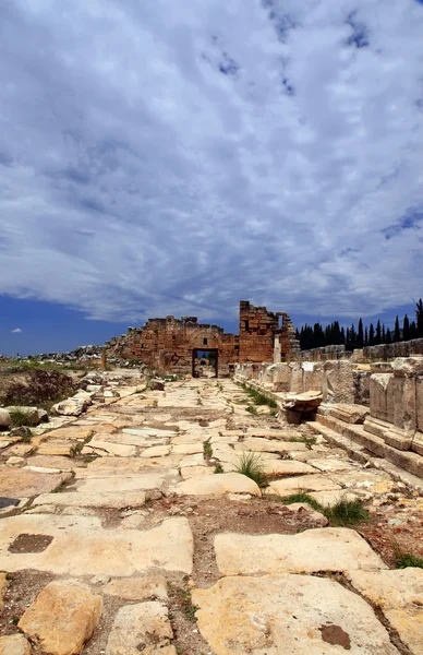 Hierapolis v Turecku. Pamukkale Royalty Free Stock Obrázky