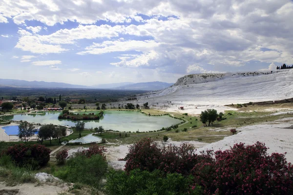 Jezero v pamukkale Royalty Free Stock Fotografie