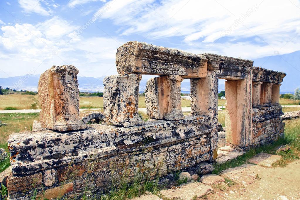 Hierapolis in Turkey. Pamukkale