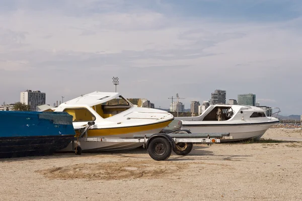 Abandoned boats — Stock Photo, Image