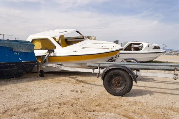 Abandoned boats — Stock Photo, Image