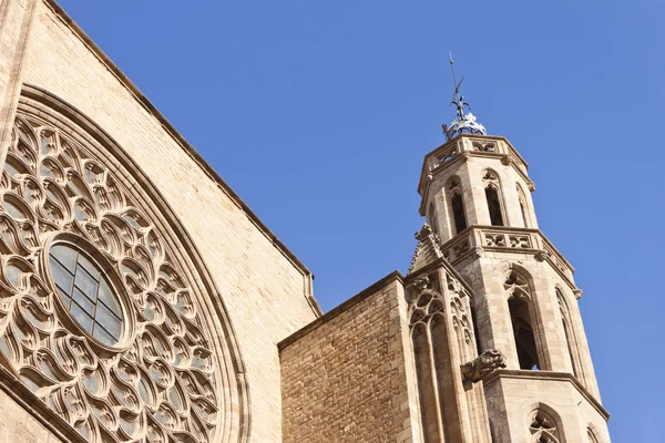 Barcelona'da deniz Katedrali St Mary — Stok fotoğraf