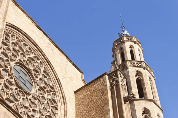 St Mary of the Sea cathedral in Barcelona — Stock Photo, Image