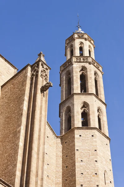 Katedrála Santa Maria del Mar v Barceloně — Stock fotografie