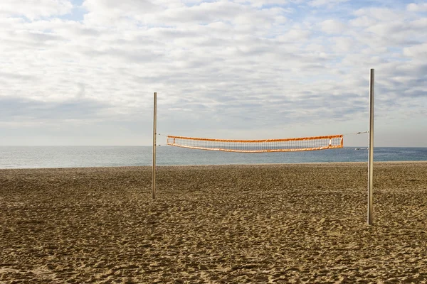 Red de voleibol en la playa —  Fotos de Stock