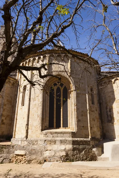Abside do mosteiro romanesco de Sant Cugat, Barcelona — Fotografia de Stock