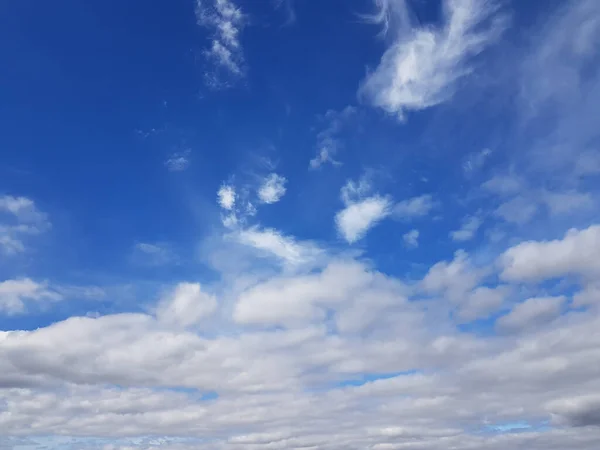 Clouds Various Configurations White Pink Thunderstorm Dark Sunset Cirrus Cumulus — Stock Photo, Image