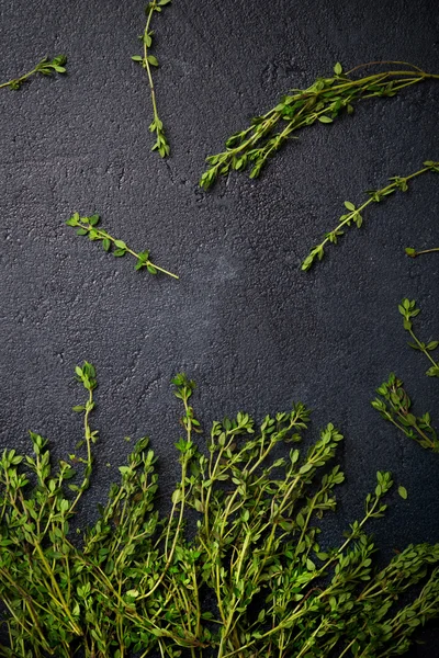신선한 녹색 백 리 향 — 스톡 사진