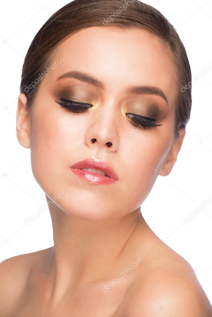 Woman with makeup 